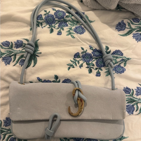 Dolce Vita ALICE SHOULDER BAG BLUE SUEDE - Picture 3 of 13